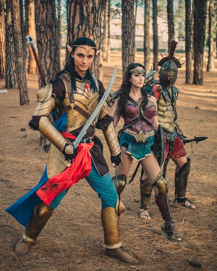 This is an image of Jax Cosplaying Elrond with Psycadillo and NiftySmithy